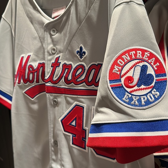 Pedro Martinez Montreal Expos Mitchell & Ness MLB Cooperstown Authentic Jersey - Picture 3 of 6